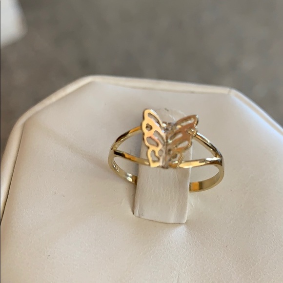 Jewelry - 10K yellow Gold Butterfly Ring sizes 3 4 5 6 7 8